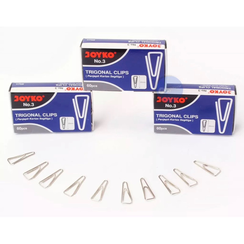 

Paper Clip Joyko Penjepit Kertas Segitiga No 3