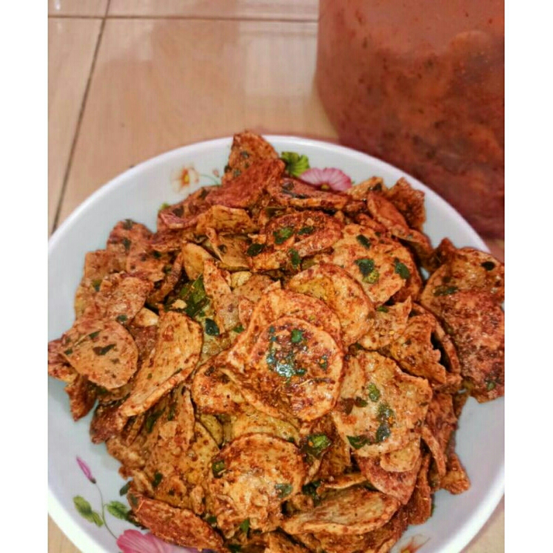 

Basreng Daun Jeruk 1 kg Super Mantep Poll