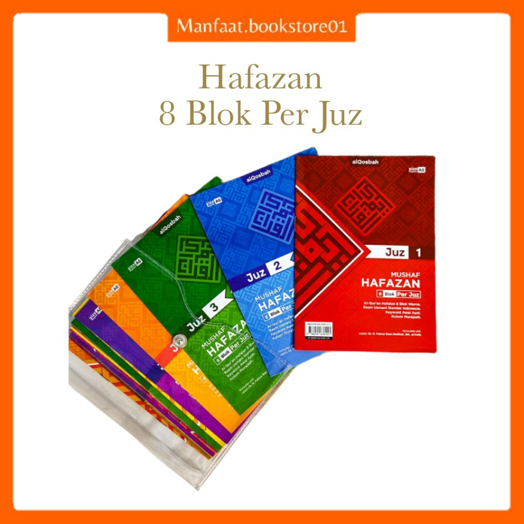 AL-QURAN HAFAZAN 8 BLOK PER JUZ A5/A6