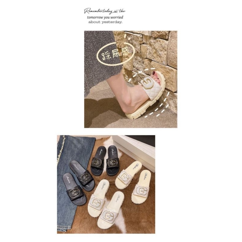 New Sandal Jelly Slop Fashion Korea G Import High Quality