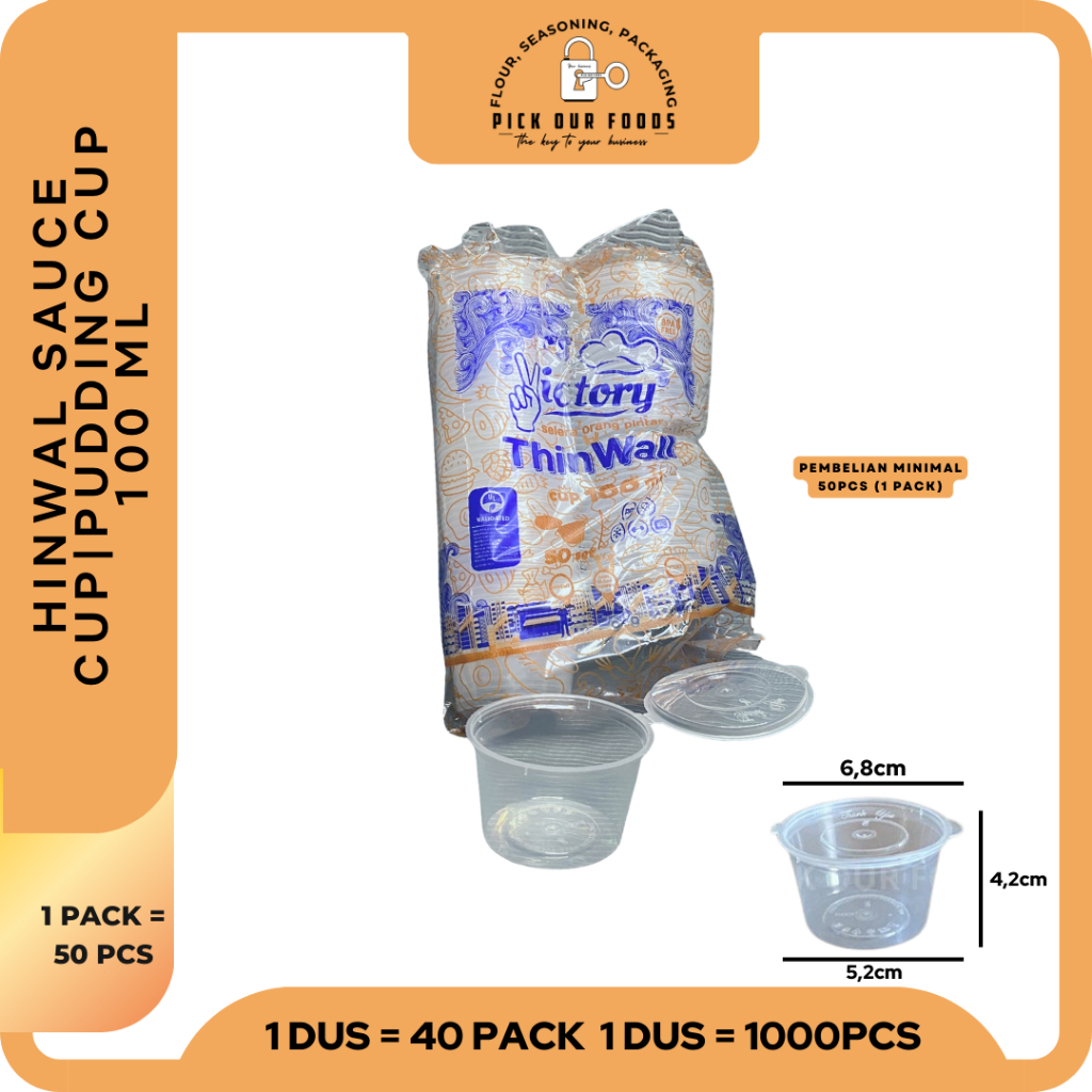 THINWALL SAUCE CUP 25 ML / 35 ML / 60 ML / 150 ML | CUP PLASTIK | CUP SAOS SAMBAL