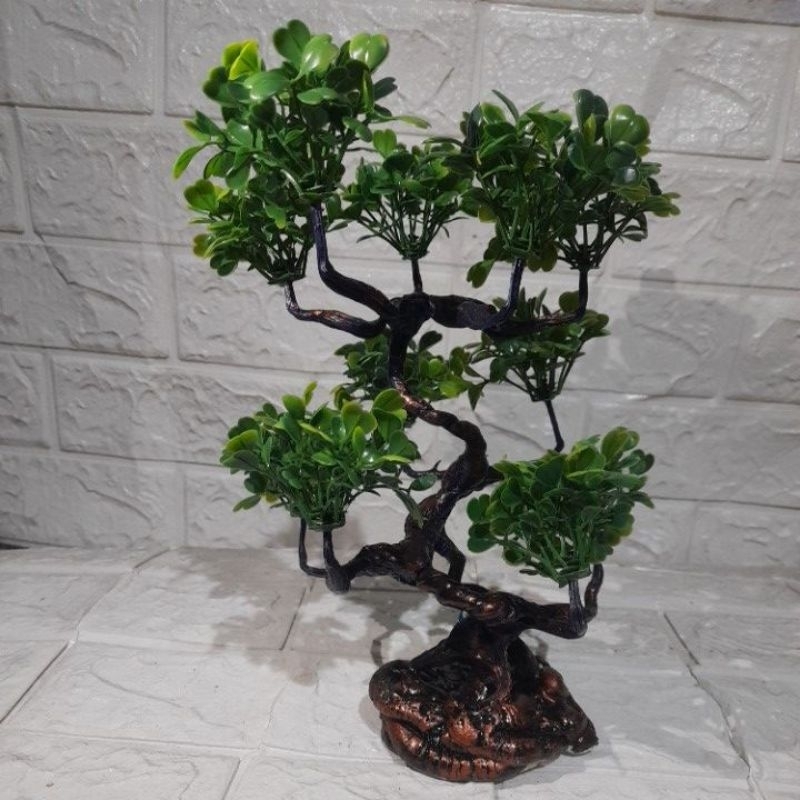 Hiasan aquarium  tanaman plastik aquarium aquascape / bonsai hias akuarium dekorasi aquascape