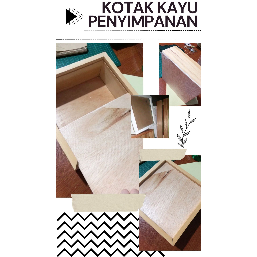 [TERBARU] KOTAK PENYIMPANAN BARANG/KOTAK KAYU ESTETIK