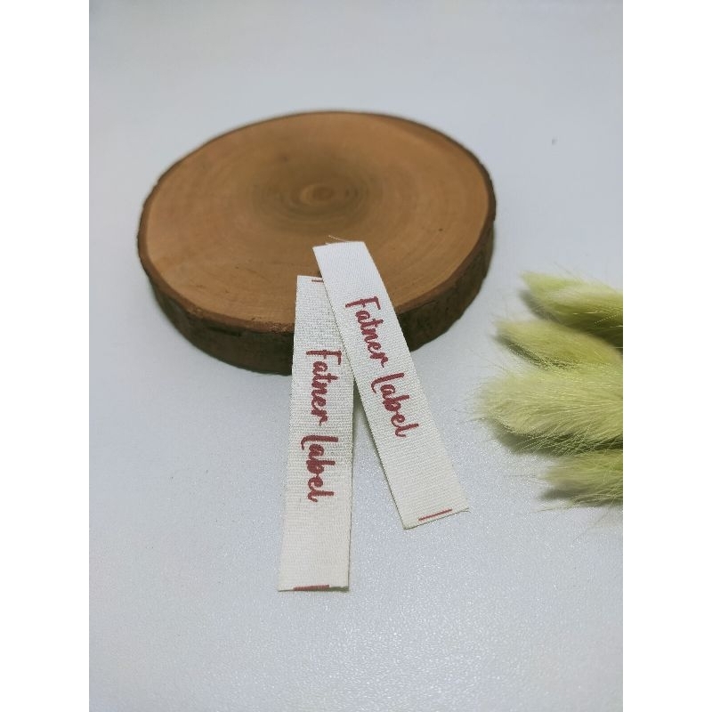 

label merek minimal 500pcs bahan import