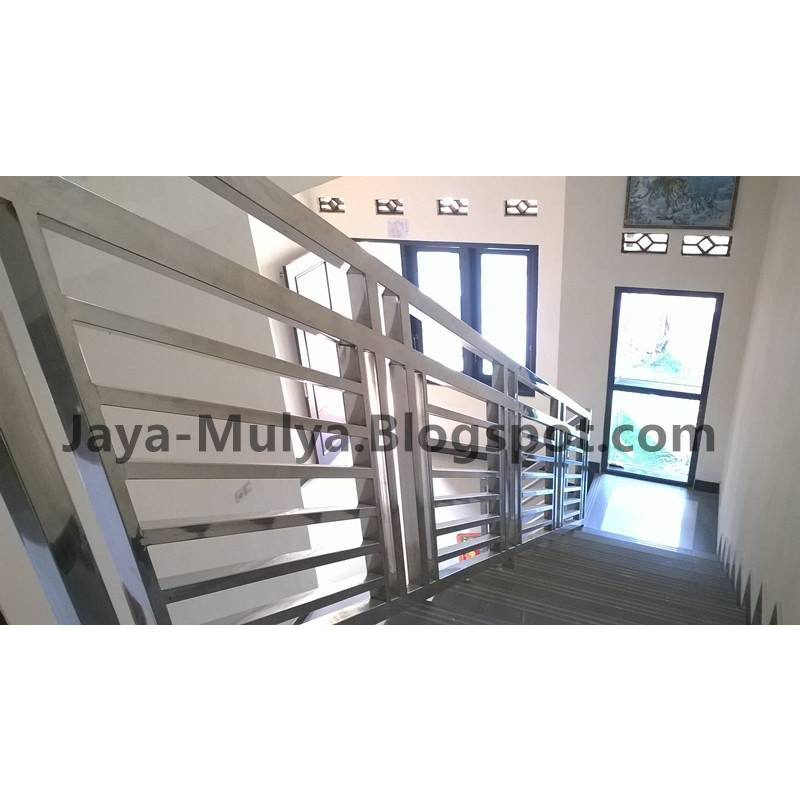 Railing Tangga minimalis hollow Stainless