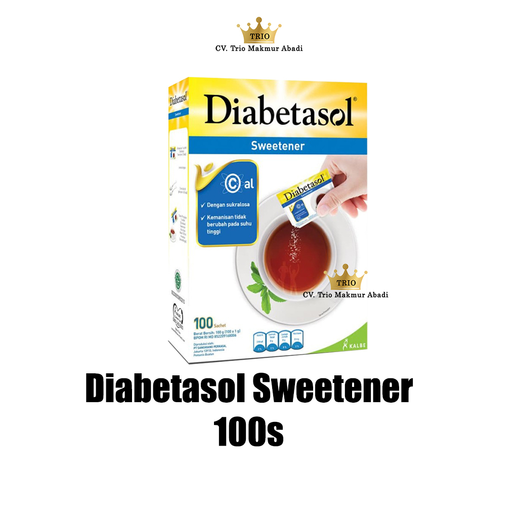 

Diabetasol Sweetener 150g 100 sachet