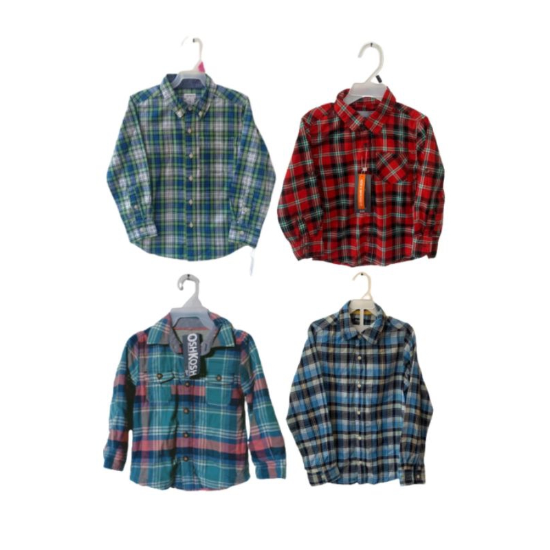 kemeja Oshkosh anak laki laki kemeja anak murah kemeja anak laki laki OshKosh murah kemeja brand