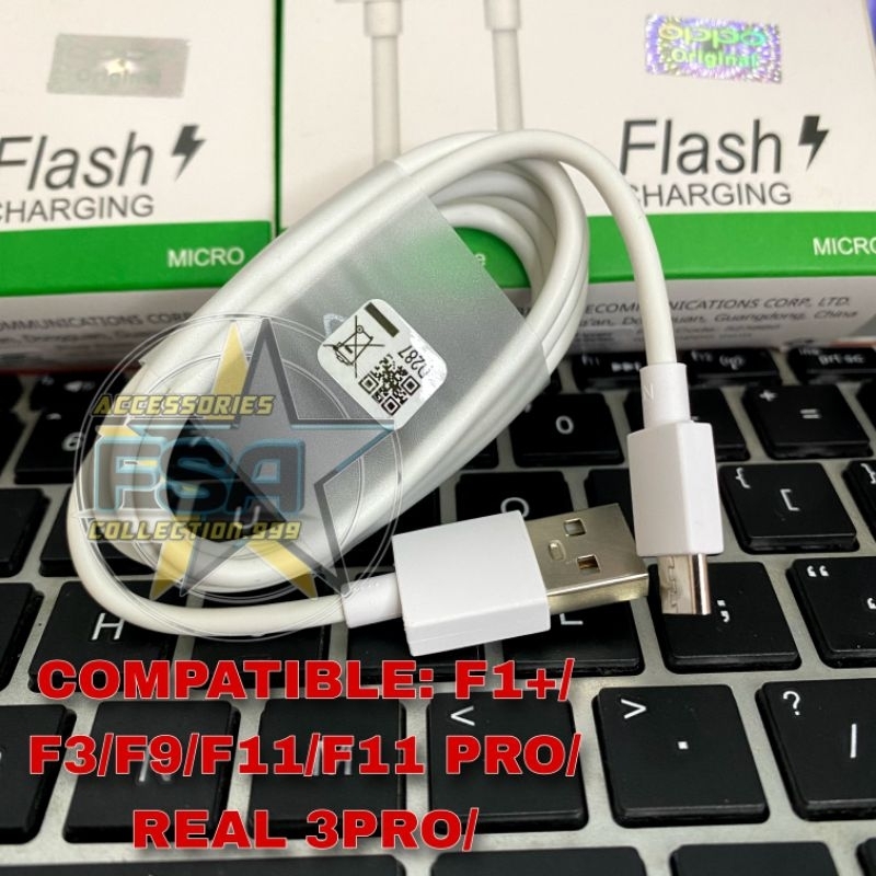 Kabel data oppo micro usb Ori fast charging 2A oppo A7 A12 A15 A71 A83 A37 A39 A3S A5S A1k Neo 7 F1 F3 F5 F7 ORIGINAL