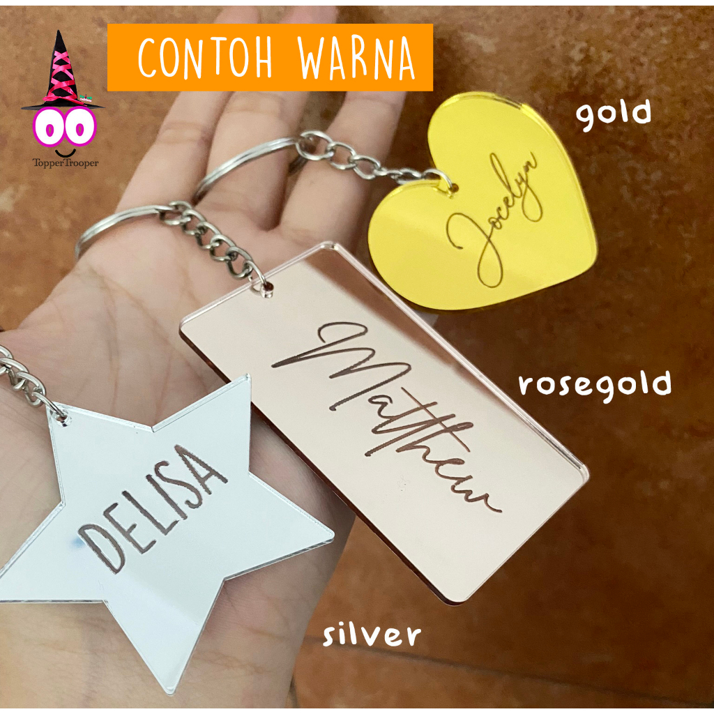 2 SISI bolak balik Custom Nama Luggage Tag | Tag Koper | Bag Tag Nama | Gantungan Tas | Gantungan Koper Custom Nama  | Nama Gantungan Koper Custom | Souvenir Pernikahan | Hampers Ulangtahun