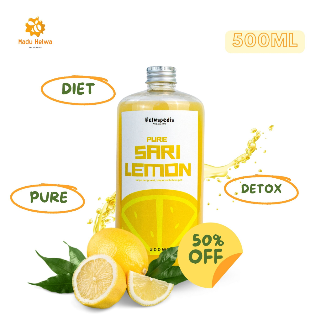Sari Lemon Fresh 500ml Pure Lemon Juice Detox Diet