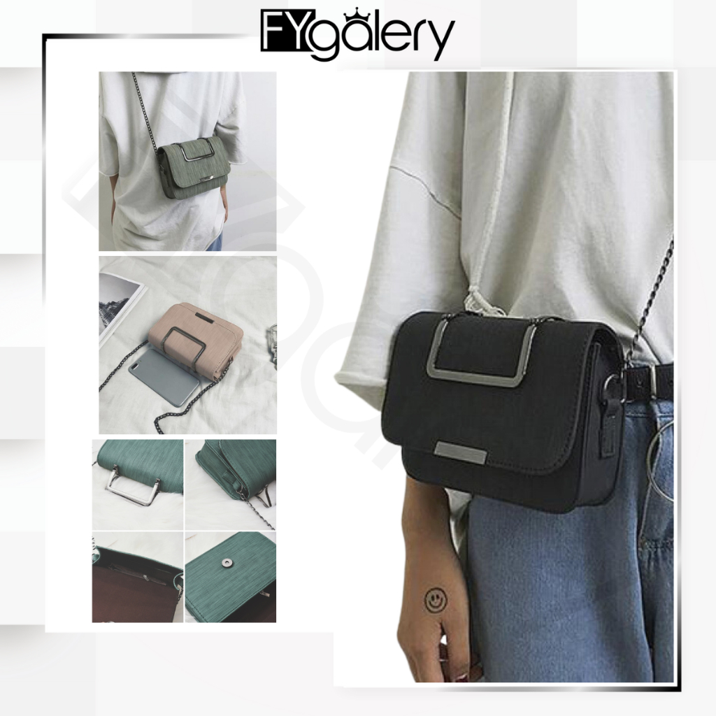 FYGALERY FYG1133 Tas Slempang Tas Sling Bag Tas Fashion Murah Tas Wanita