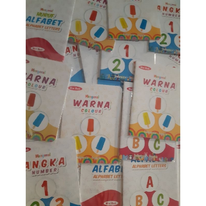 ☆RS☆ MINI BOOK - BUKU PENGENALAN PENGETAHUAN UNTUK BALITA
