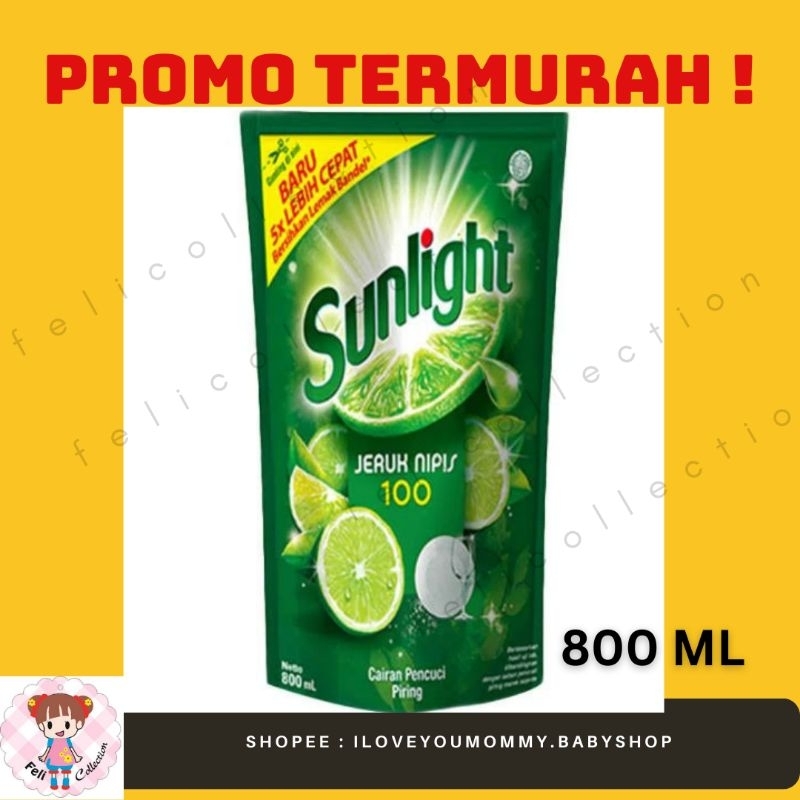PROMO TERMURAH - SUNLIGHT 800ML refill