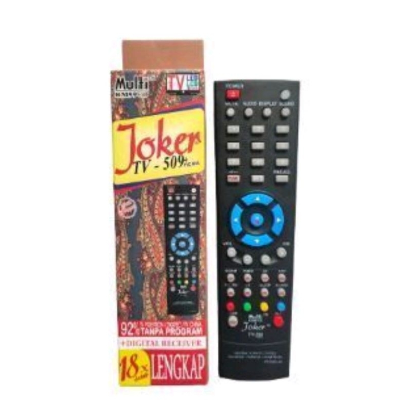 REMOTE REMOT TV MULTI JOKER UNIVERSAL