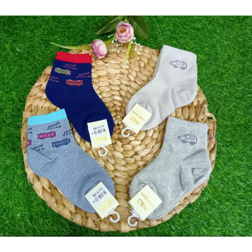 Kaos Kaki Anak Motif Car H&amp;D