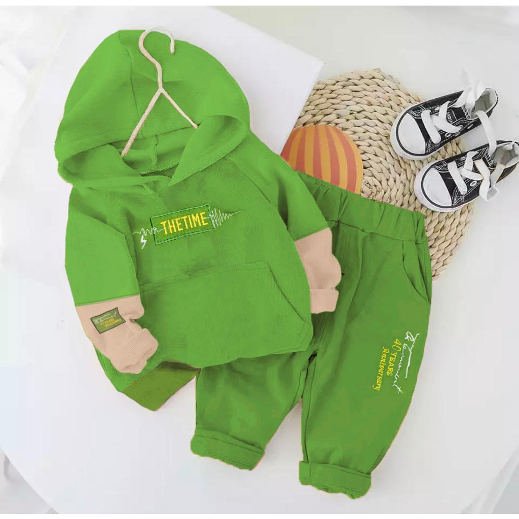 SETELAN SWEATER HOODIE+JOGER TERBARU TERLARIS/SETELAN SWEATER STYLE KIDS UNTUK 1-5 TAHUN