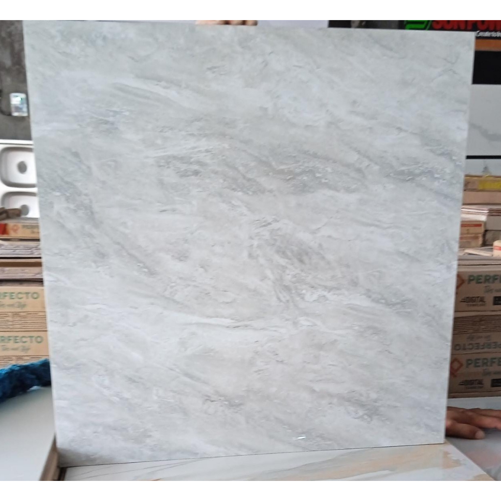 GRANIT LANTAI 60X60 SUN POWER 661001 INFINITO PERLA GRANIT LANTAI KILAP 60X60 GRANIT LANTAI SUN POWE