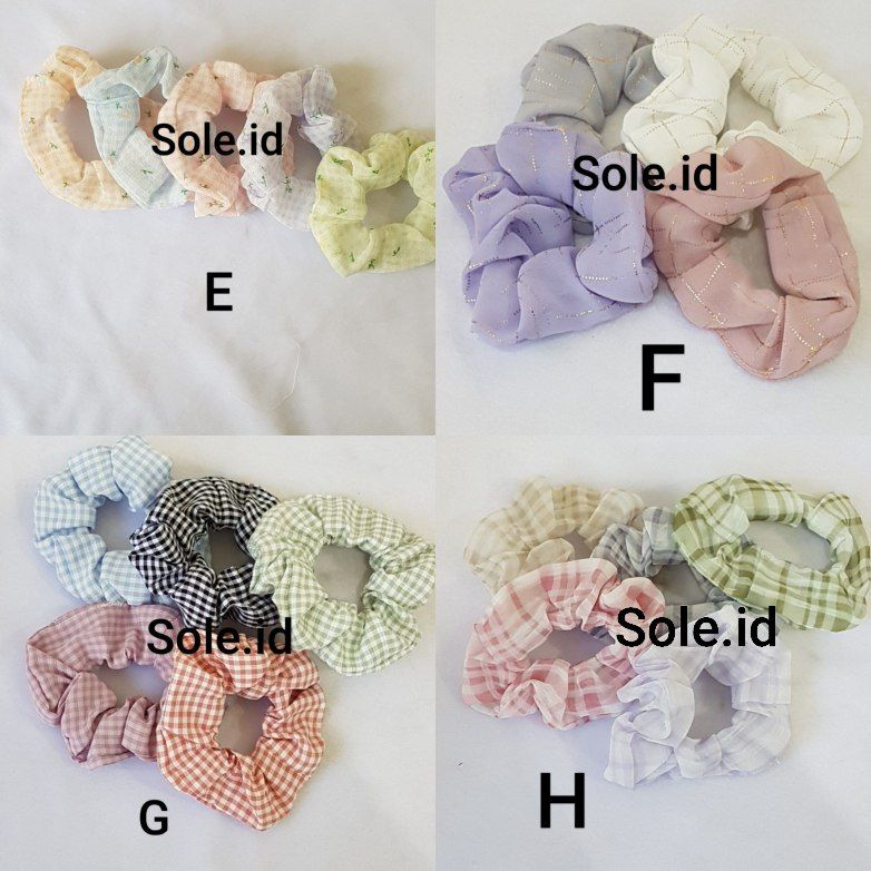 SCRUNCHIES IMPORT - KARET RAMBUT SCRUNCHIES