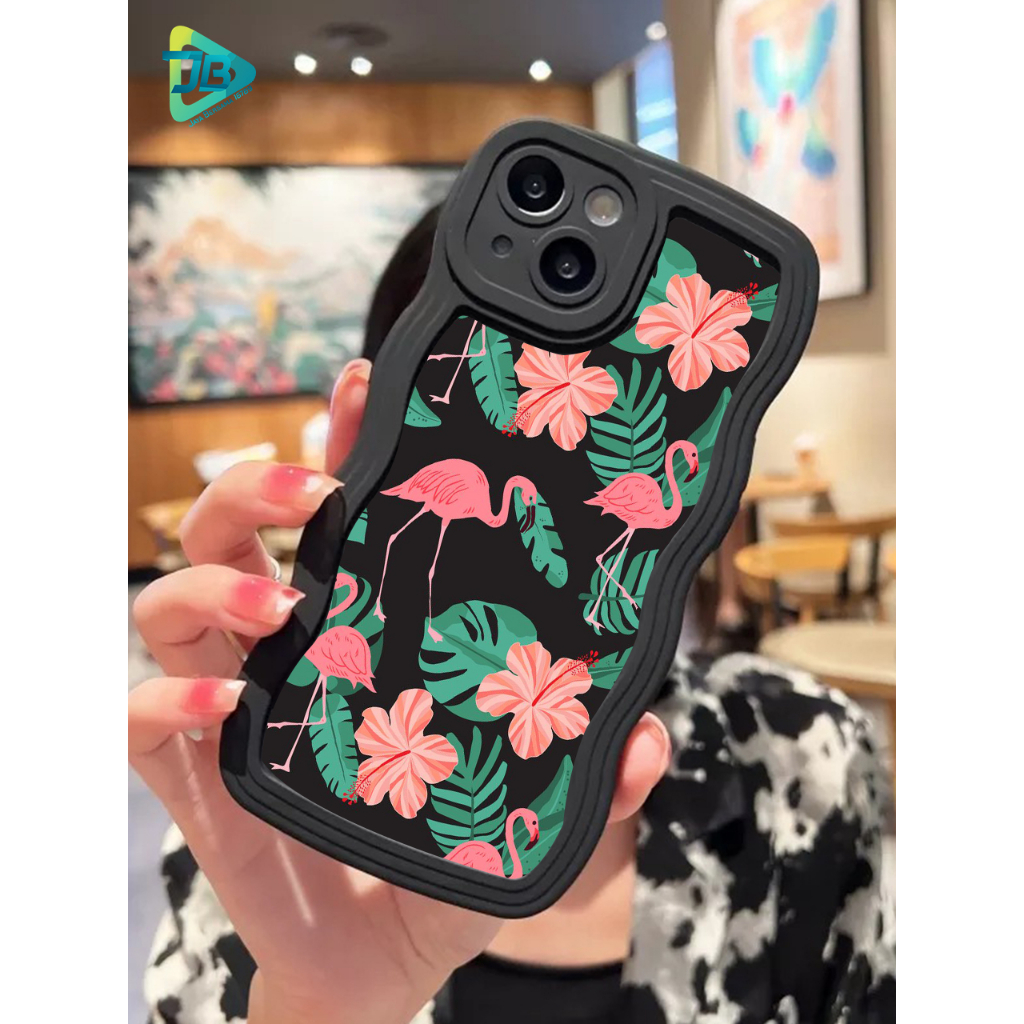 CUSTOM SOFTCASE SILIKON GELOMBANG WAVY CUSTOM FLAMINGGO FOR OPPO A3S A5S A1K A15 A16 A17 A17K A31 A37 NEO 9 A39 A57 A71 A83 F1S A59 F5 F7 F11 A5 A9 A52 A53 A33 A54 A55 A77S A74 A95 A76 A36 A96 RENO 4F F17 PRO 4 5 5F 6 7 8 7Z 8Z JB8928