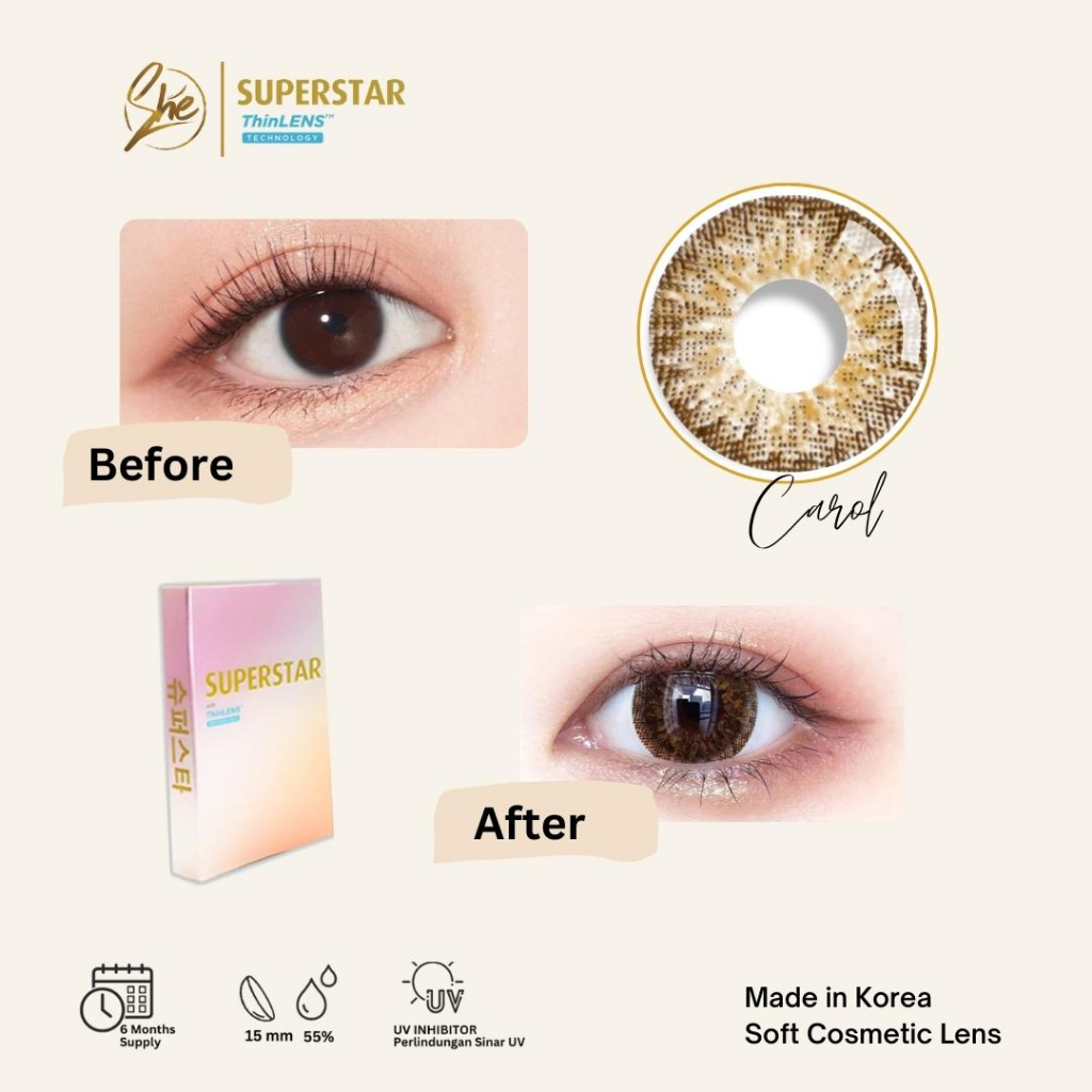 Superstar Carol lensa warna softlens premium