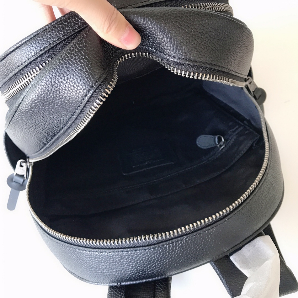 Coach 5389 Original Men's Classic Printed Zipper Canvas Panel Leather Backpack Single Shoulder Bag Schoolbag  beibao