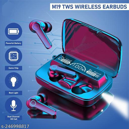 TWS Wireless Earphone Headset Bluetooth 5.0 Earbuds with Mic Charging Box Touch Control Sports Earbud 9D Bass Stereo