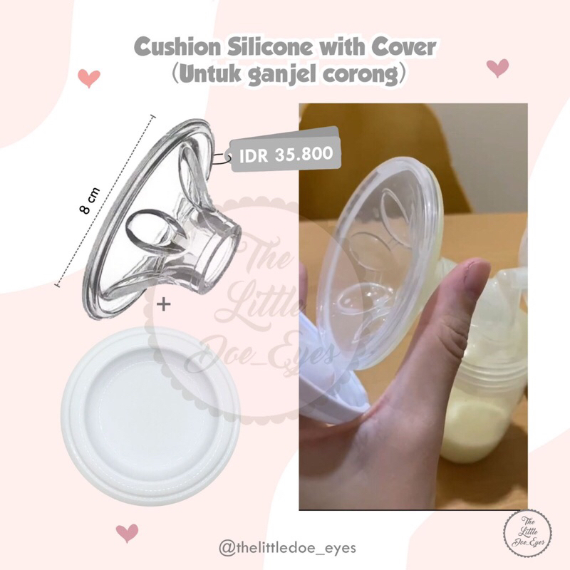 Cushion Silicone Corong / Tutup Corong Pompa ASI