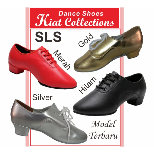 SEPATU Dansa ALAS SUEDE utk pria &amp; wanita, size 36 sd 44 Tango Salsa Pesta Latin Dance Shoes Tari Ballroom Import (SLS)