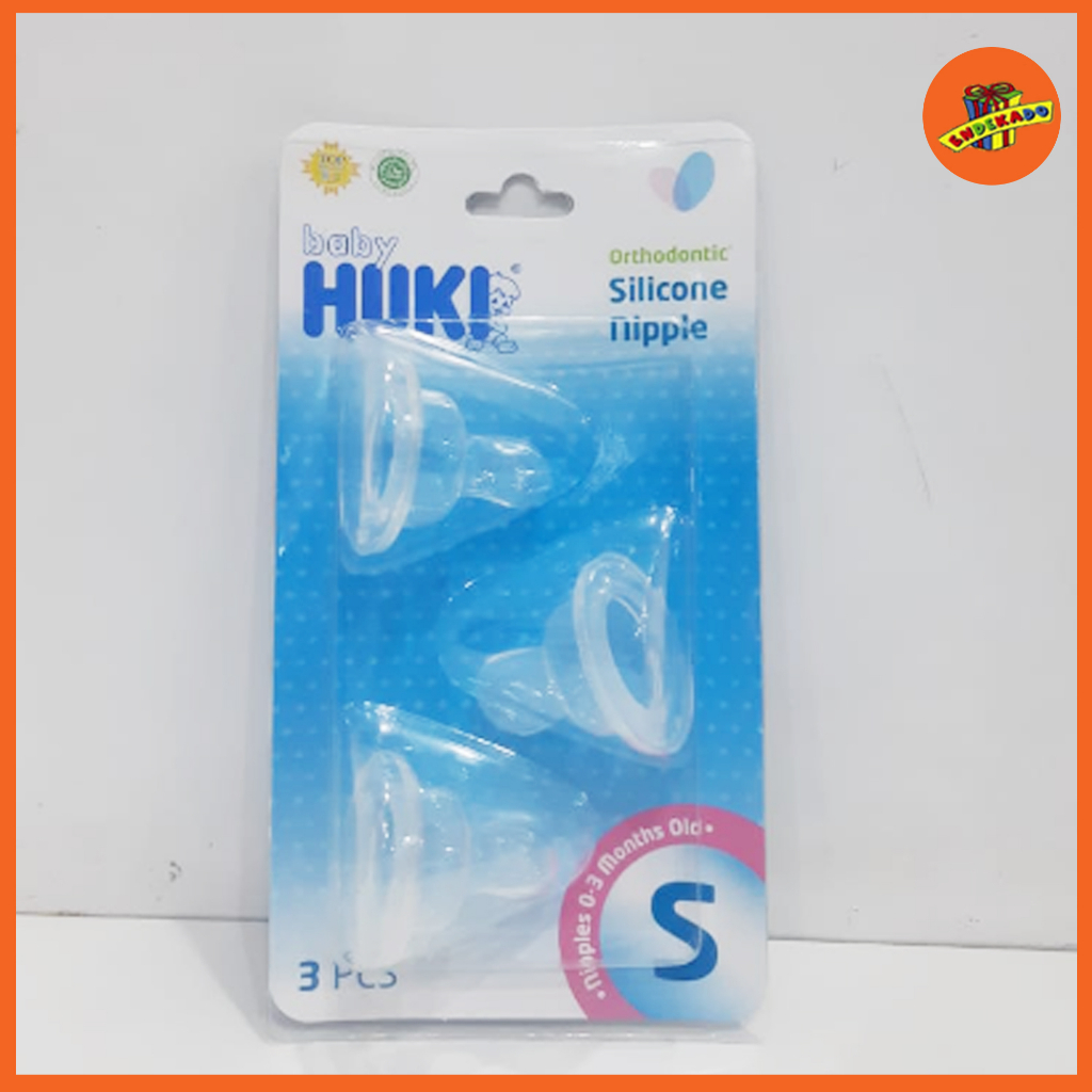 Huki Orthodontic Silicone Nipples 3pcs