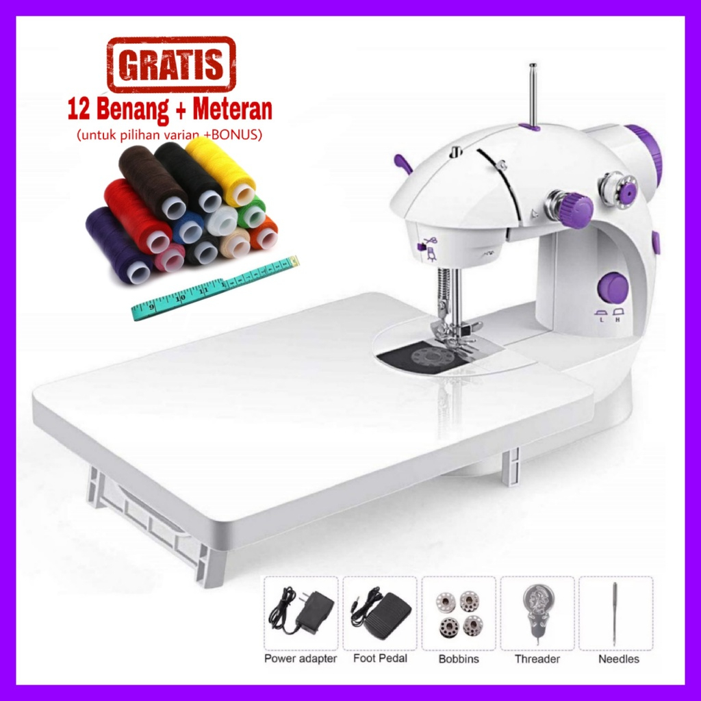 mesin jahit portable/mesin jahit mini portable/mesin jahit mini portable meja/meja jahit portable/pe