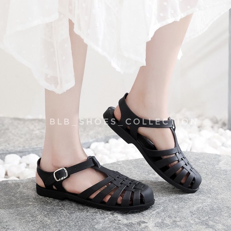 Sandal Wanita Sandal Jelly Wanita Sandal Tali Import Wanita Sepatu Sandal Cewek Kekinian Sandal Keret Perempuan Trendy Sandal Gunung Wanita Nyaman