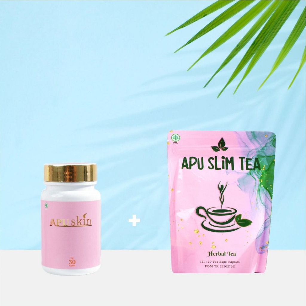 APUSKIN + APU SLIM TEA Bundling Lebih Hemat