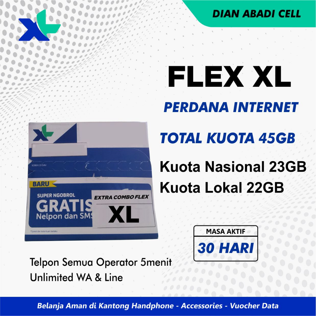 Perdana XL FLEX XL 45GB