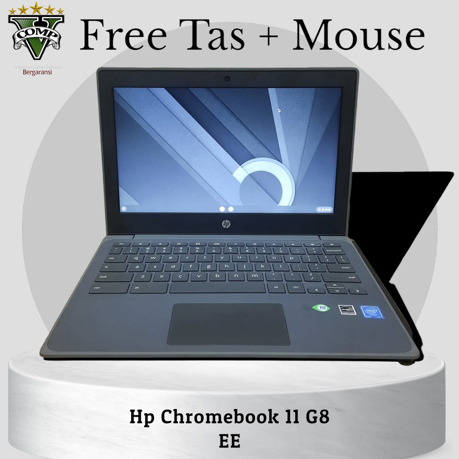 HP ChromeBook 11 G8 EE, INTEL CELERON - N4020, RAM 4GB, TORAGE 32GB EMMc