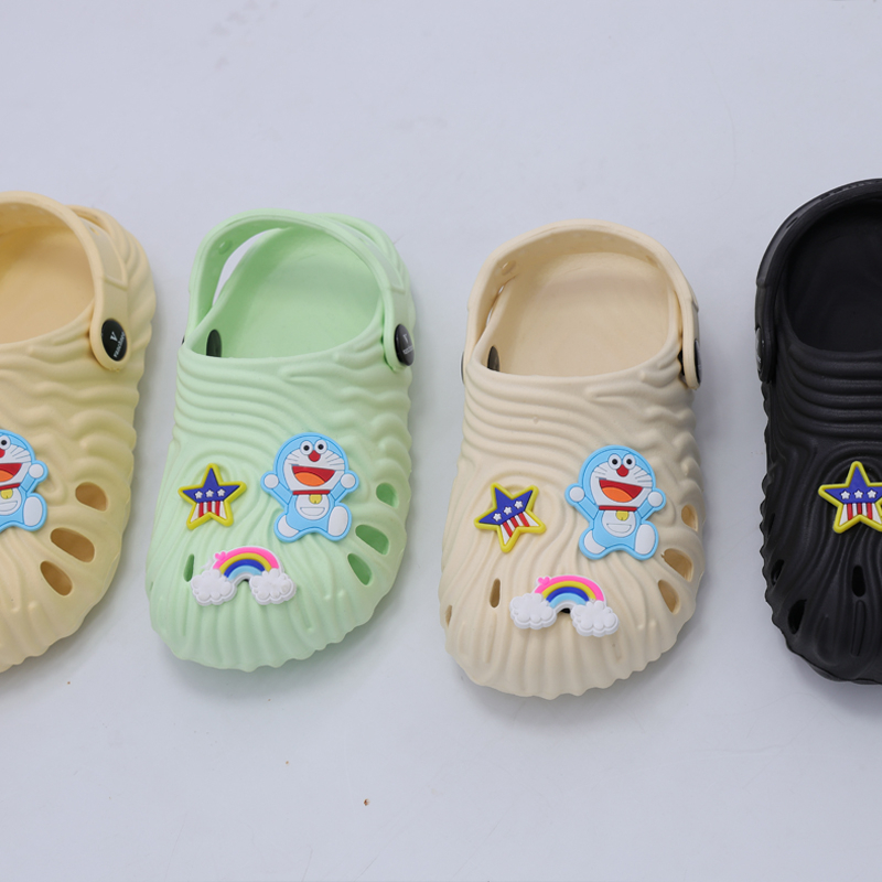 Sandal Anak Perempuan Baim Baby Girls Selop Tali Belakang Korean Style Eva Karakter Lucu