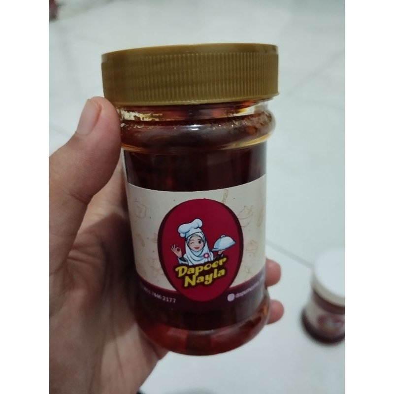 

Sambel Botol Cumi asin pedas