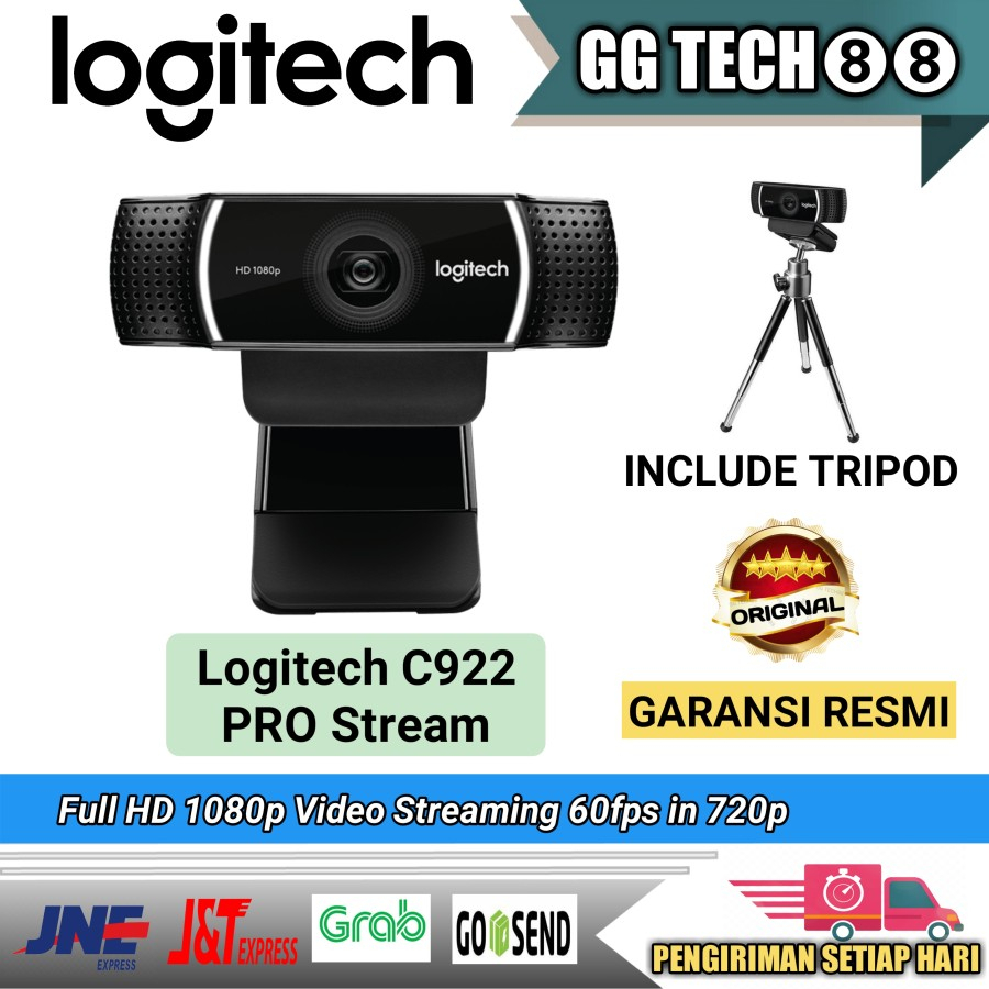 Logitech Webcam C922 PRO Stream / Webcam C922Pro Full HD 1080p AutoFocus