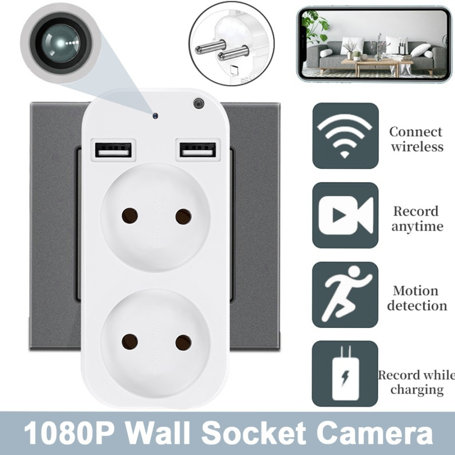 KAMERA CCTV MINI JARAK JAUH TANPA KABEL TERSEMBUNYI SPY CAM MINI WIFI USB CAMERA KECIL PENGINTAI SPYCAM HIDDEN IP CAMERA MATA MATA JS107