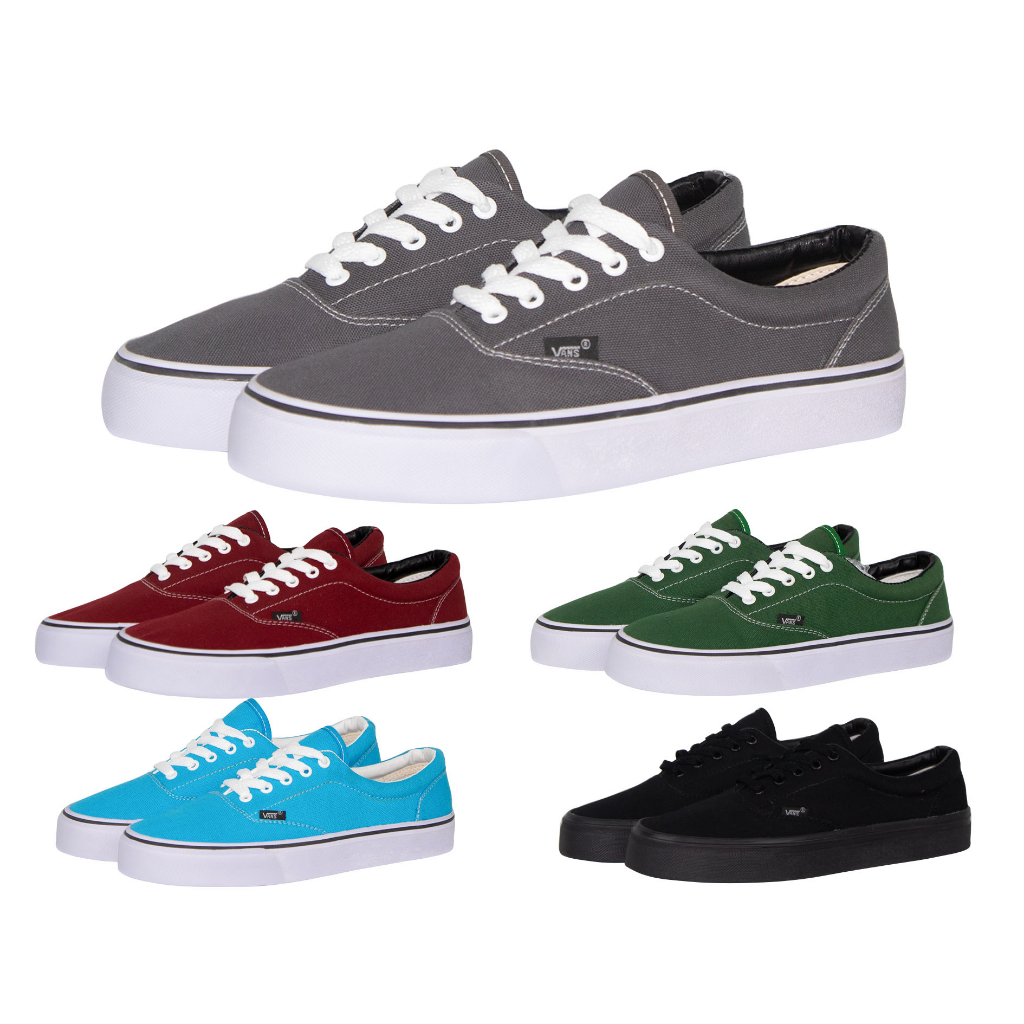Sepatu vans pria Era DT sneakers wanita kanvas sekolah Gaya Terbaru