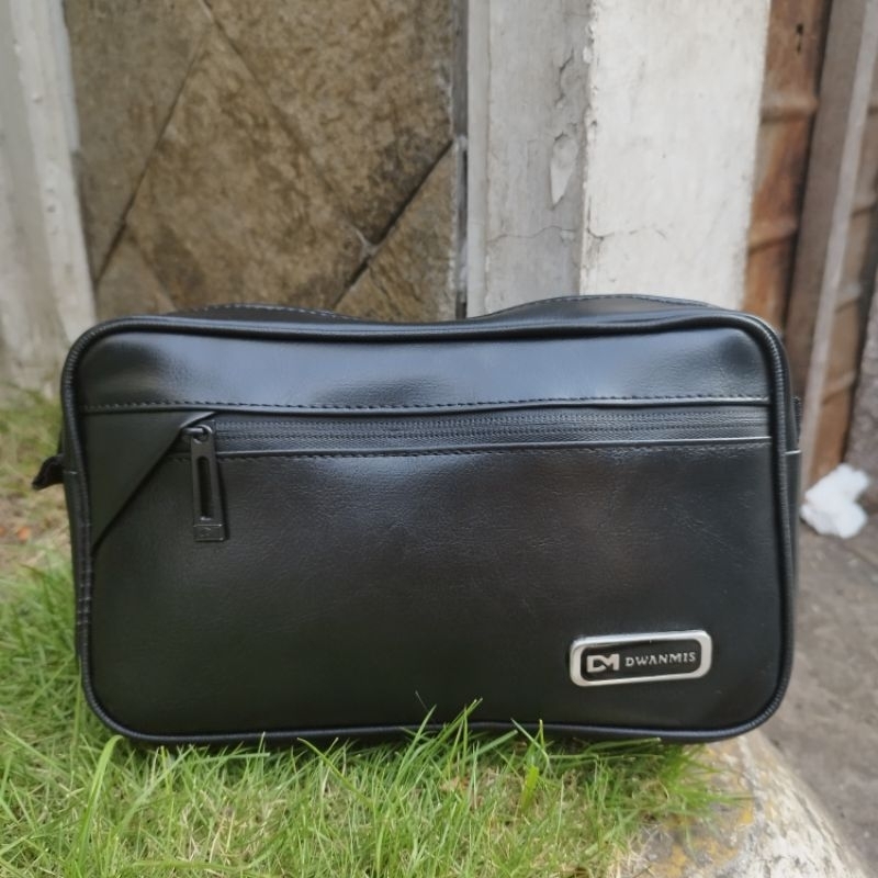Handbag Pria Premium Original Merk DM | Clutch Pria Kulit Sintetis Premium