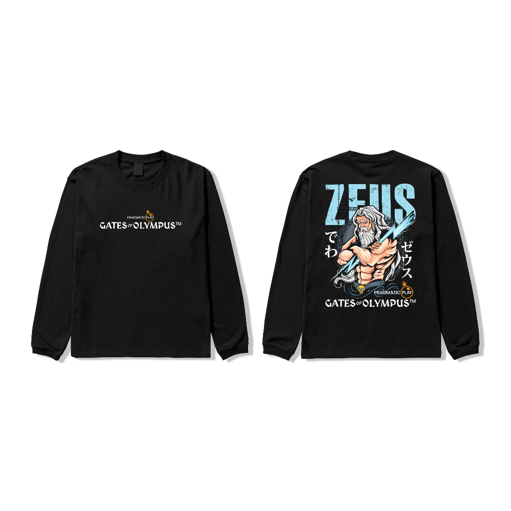 KAOS BAJU LENGAN PANJANG KAKEK ZEUS PRAGMATIC SLOT BIG SIZE JUMBO
