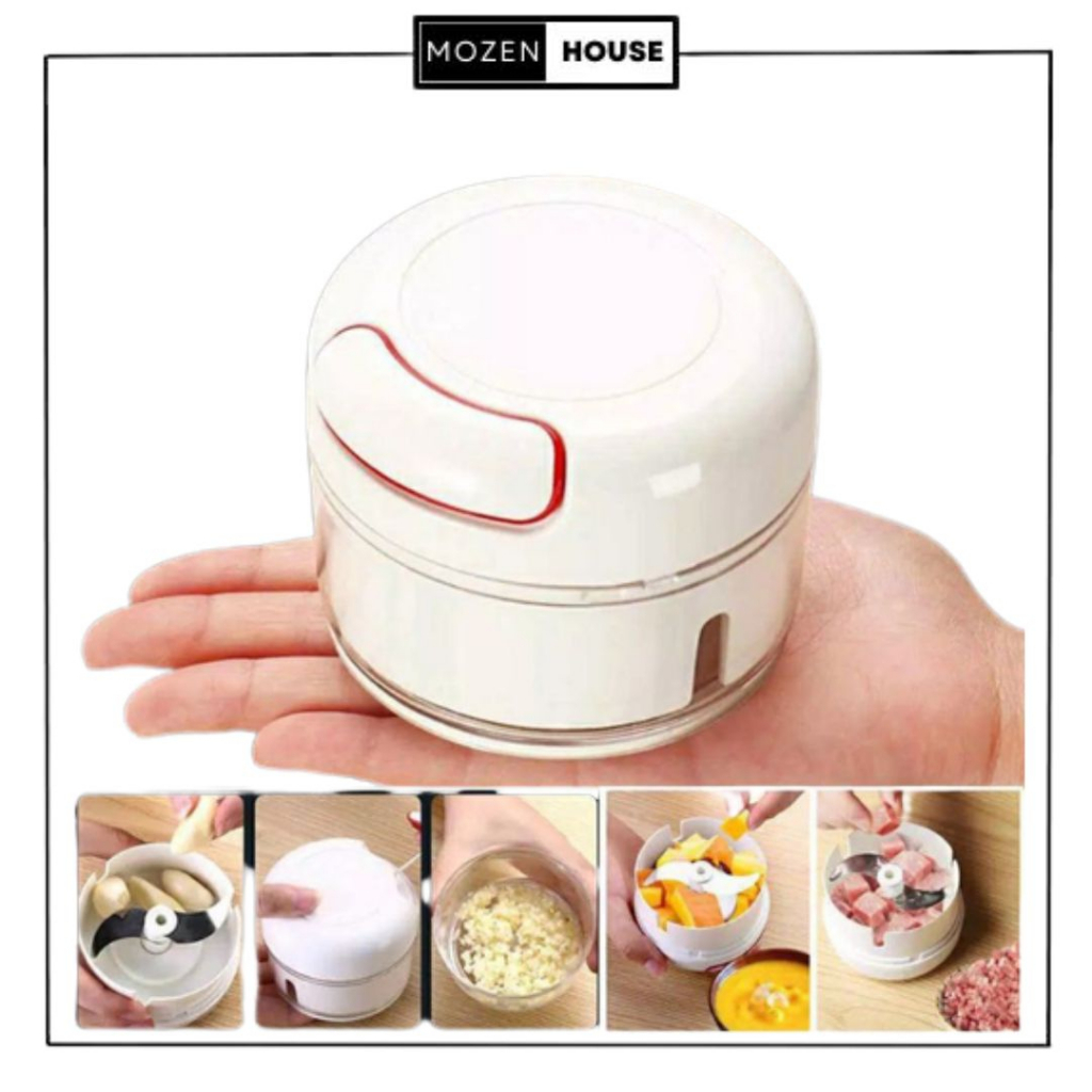 Blender Mini Chopper Cooper Pencacah Bawang Cabe Daging Blender Tarik