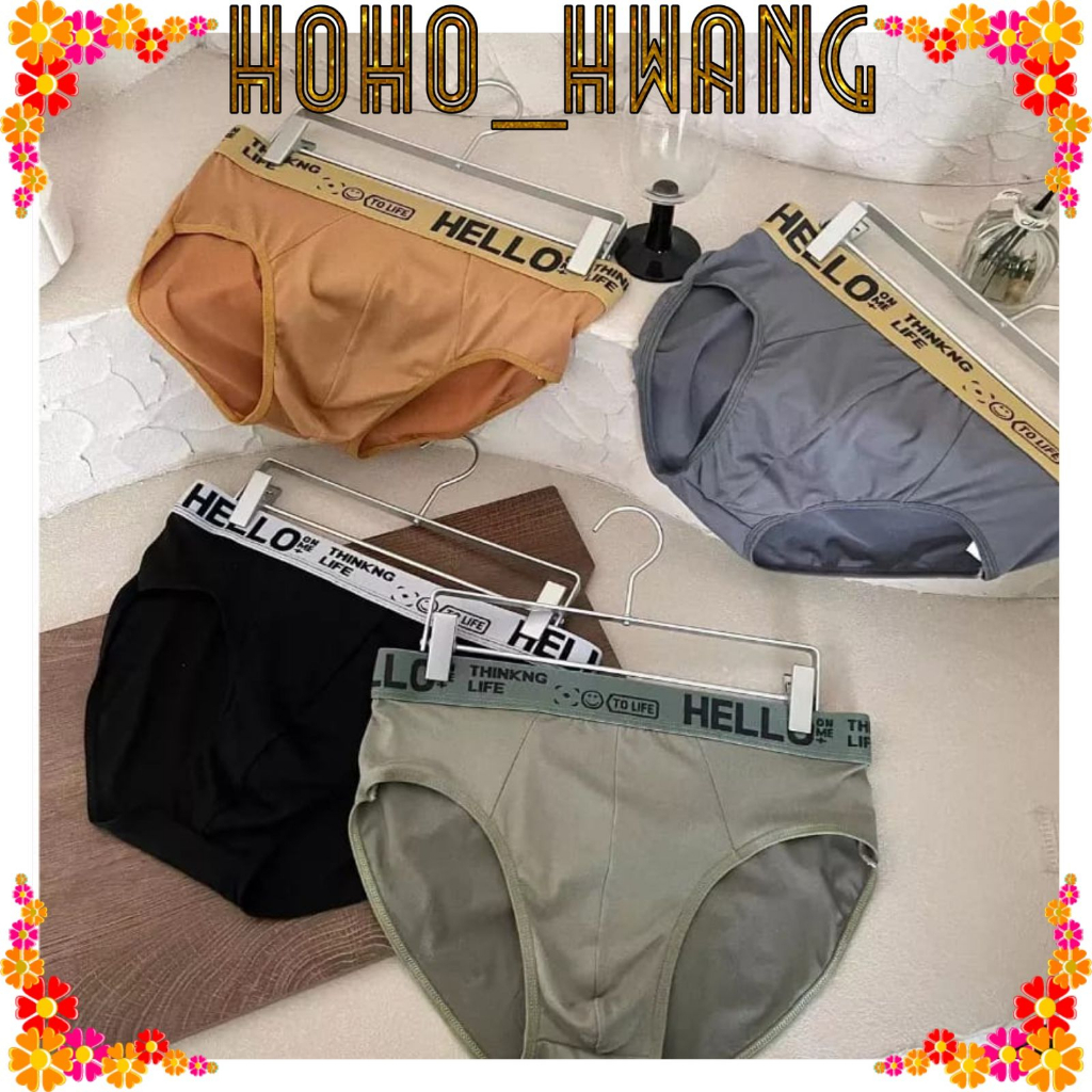 HOHO_HWANG (C-347) CELANA DALAM PRIA/CD Celana Dalam Bentuk Segitiga PRIA bahan lembut adem nyaman
