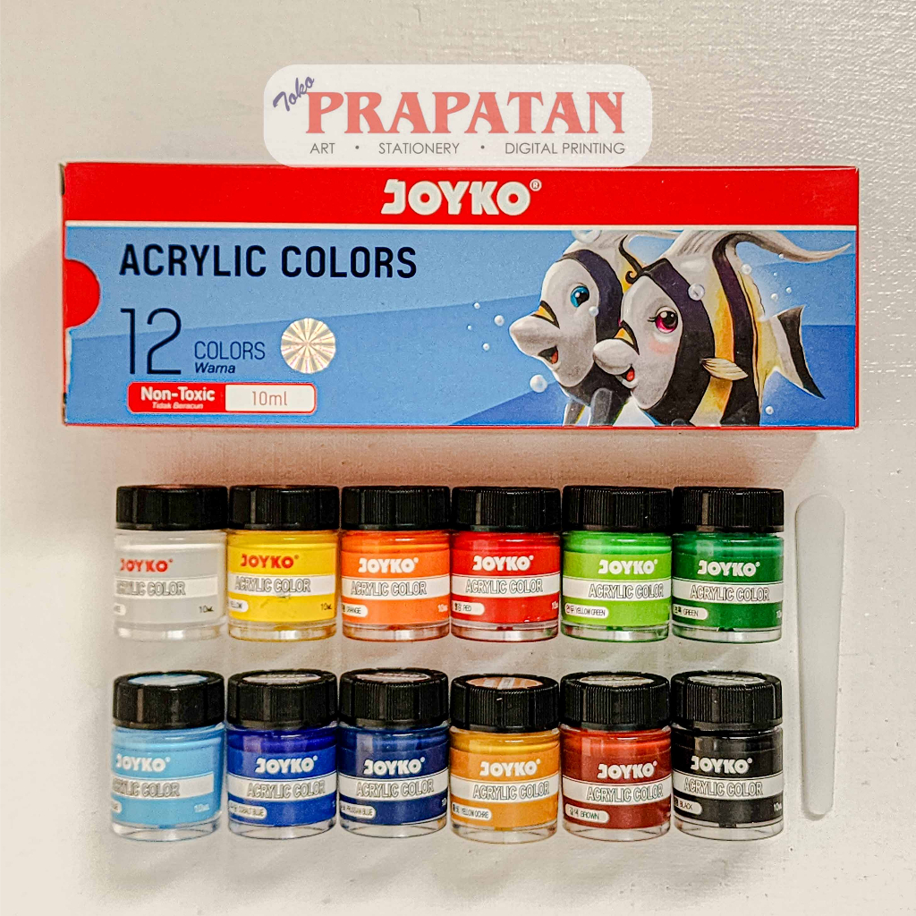 

Cat Akrilik Set Joyko 12x10ml | Joyko Acrylic Set