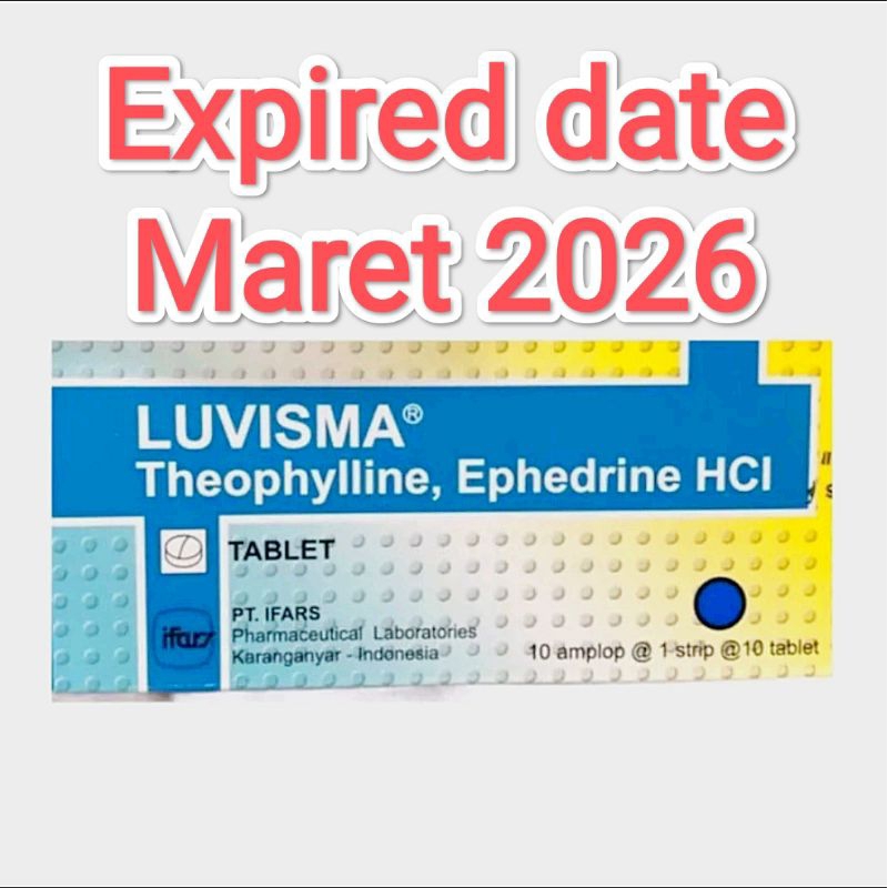 LUVISMA STRIP ISI 10 TABLET OBAT ASMA FLU DAN PILEK