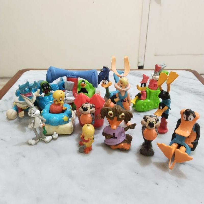 Figure Warner Bros Space Jam / Looney Tunes / Tweety / Bugs Bunny (Second/Preloved)