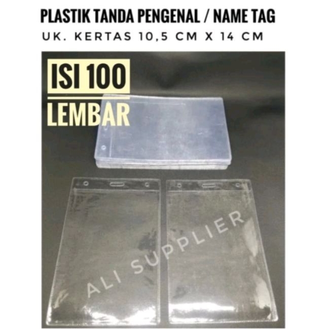 Plastik Nama / Name Tag / Plastik Cover / Plastik Pengenal