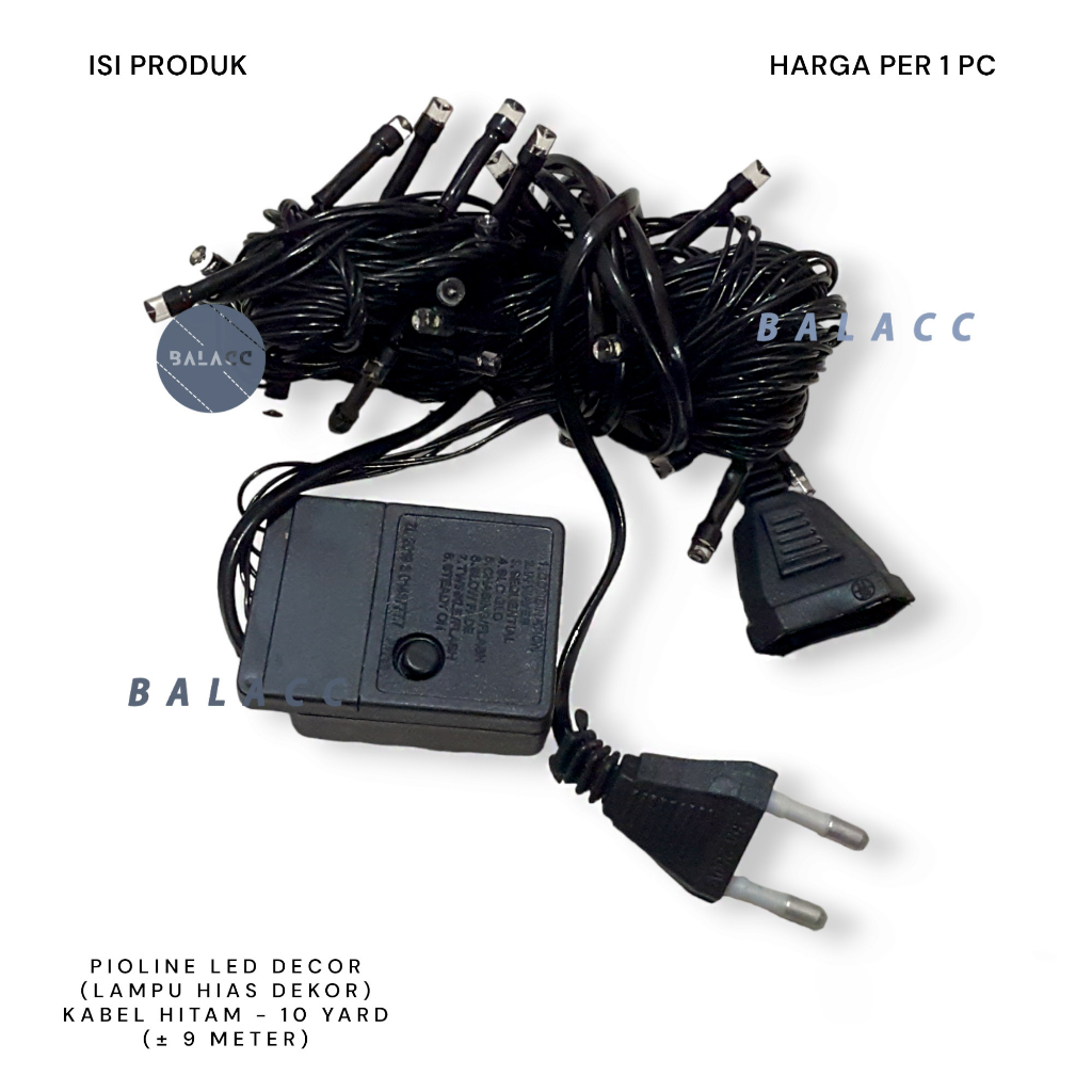 Lampu LED Merah Putih Pioline / Lampu Tumblr / Twinkle Light /Lampu Dekorasi Hias / Lampu Hias 17 Agustus