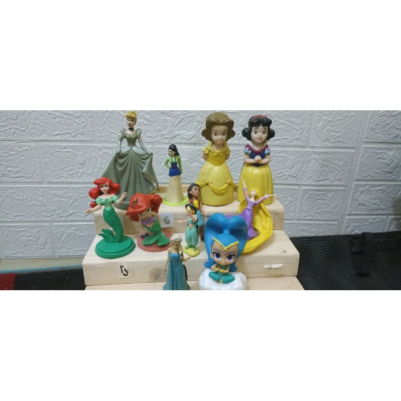 Figure Princess Mainan Preloved Mainan anak Perempuan Figure Princess Elsa Anna Frozen Cinderella Ar