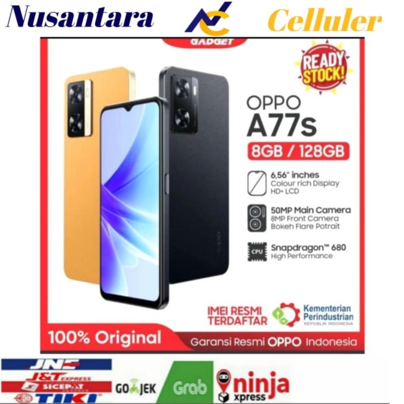 HP OPPO A77S RAM 8 GB ROM 128 GB [Oppo A77s 8/128 GB] Garansi Resmi